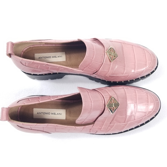 Antonio Melani Pink Loafers women's shoes size 11 - Picture 6 of 11